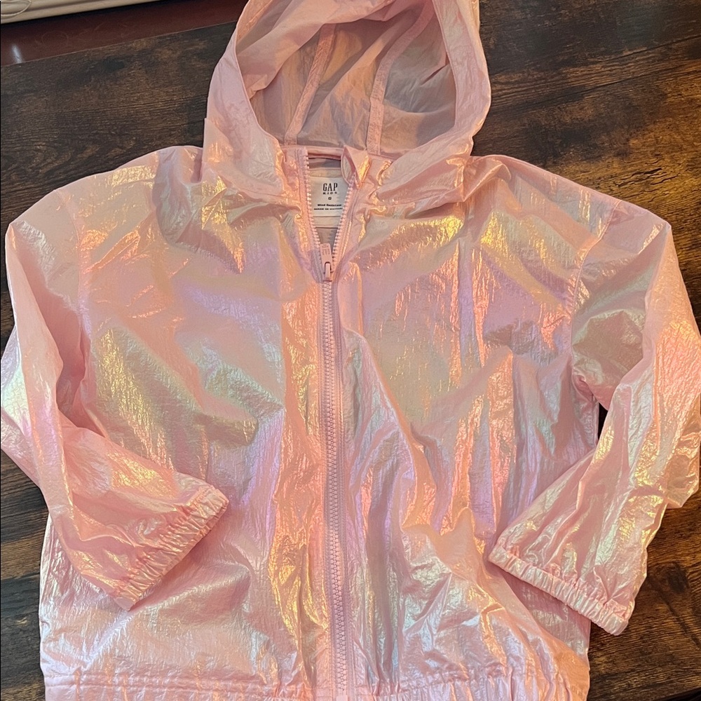 GAP Kids Shiny Pink Windbreaker